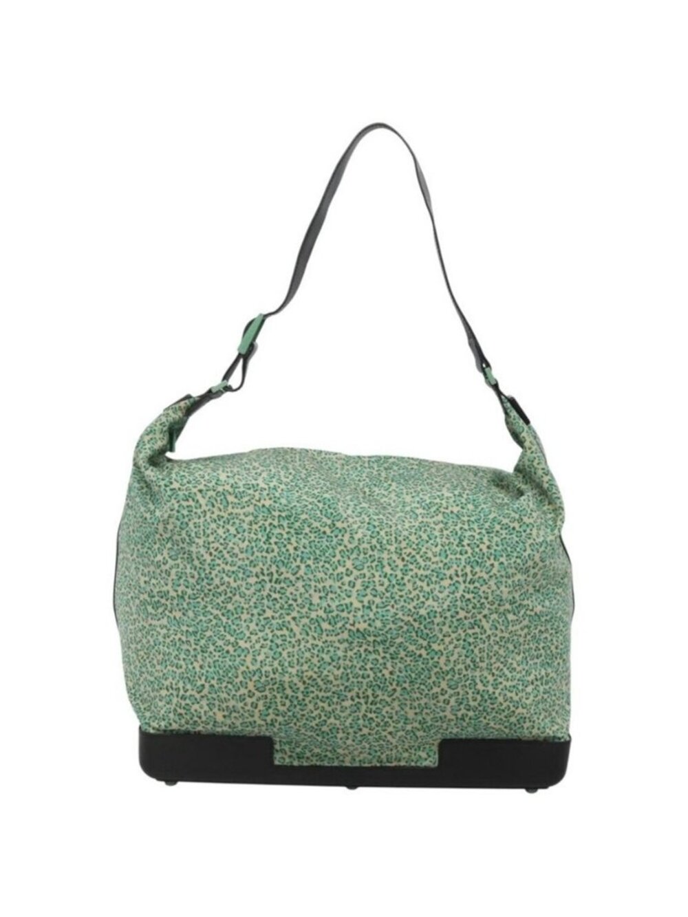 Authentic BOTTEGA VENETA Shoulder Bag Nylon Green - Picture 8 of 16